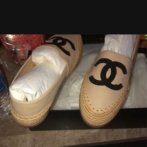 Authentic Chanel Slip On